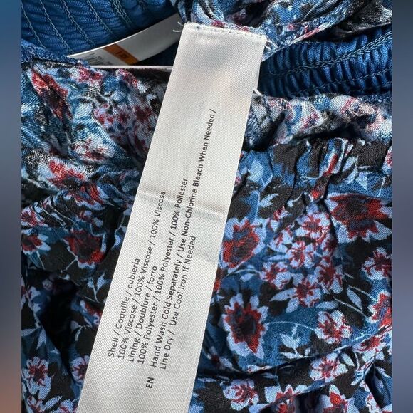 NWT Band of the Free - ROSELIN SAPPHIRE FLORAL LONG SLEEVE MAXI DRESS - Picture 5 of 9